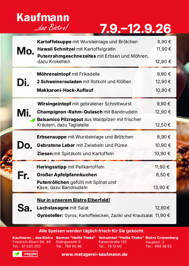 Speiseplan Seite 1