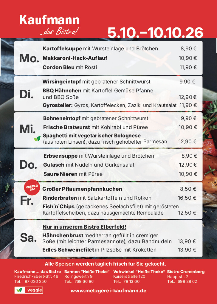 Speiseplan Seite 1